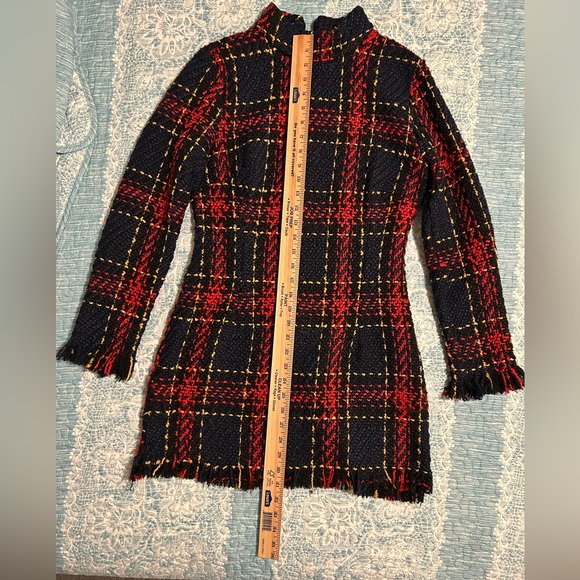 Check Large Loop Knit Dress - Picture 10 of 11